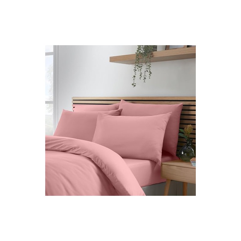 Catherine Lansfield So Soft Non-Iron Standard Pack of 4 Pillowcases