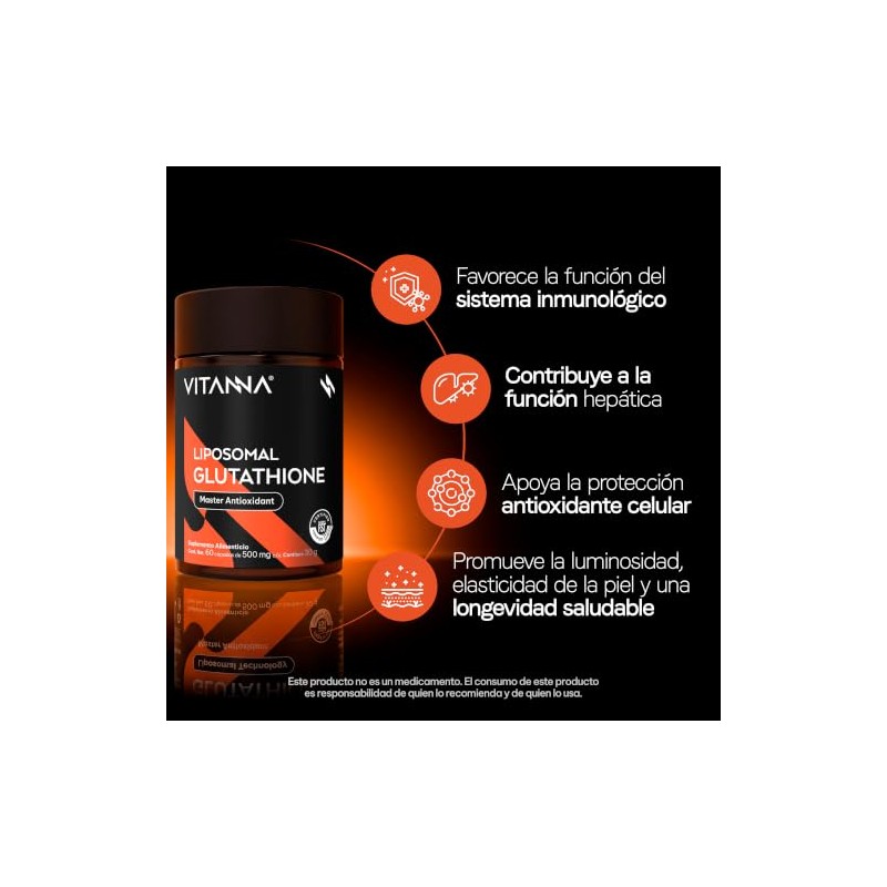 VITANNA® Glutatión Liposomal 500 mg