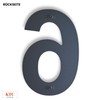 KTC-HOME - Premium House Number Anthracite Including Mounting Material -