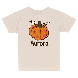 Pumpkin Aurora Toddler Kids T-Shirt 3T Natural