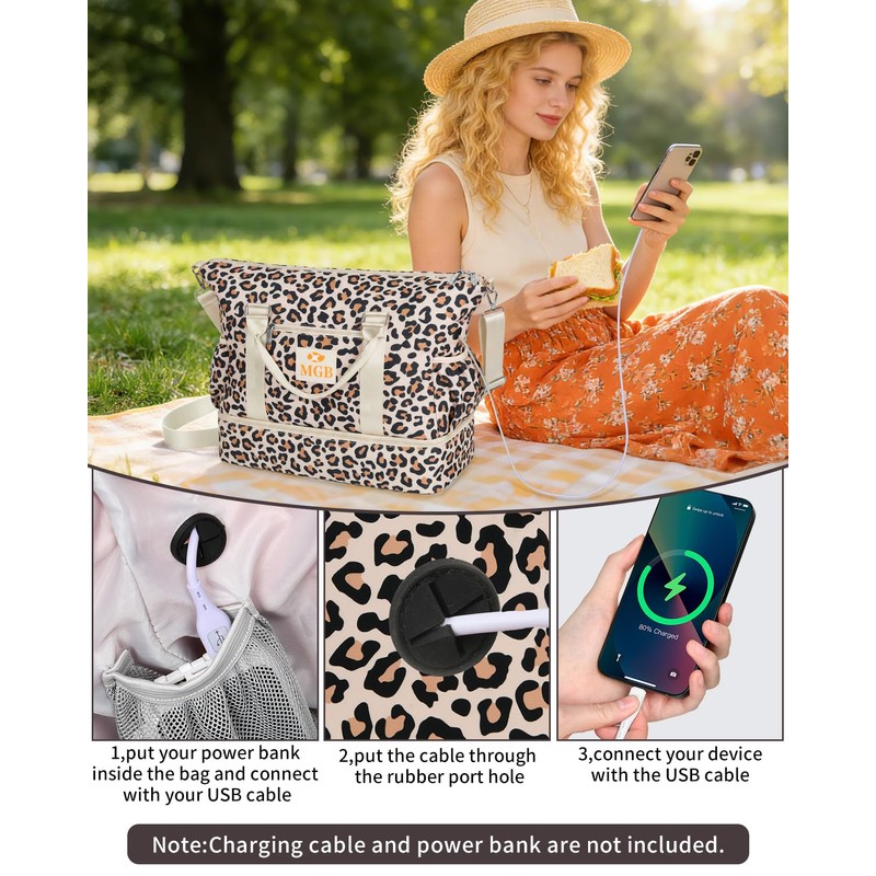 Weekender Bags for Women Travel, Carry On Personal Item Duffle