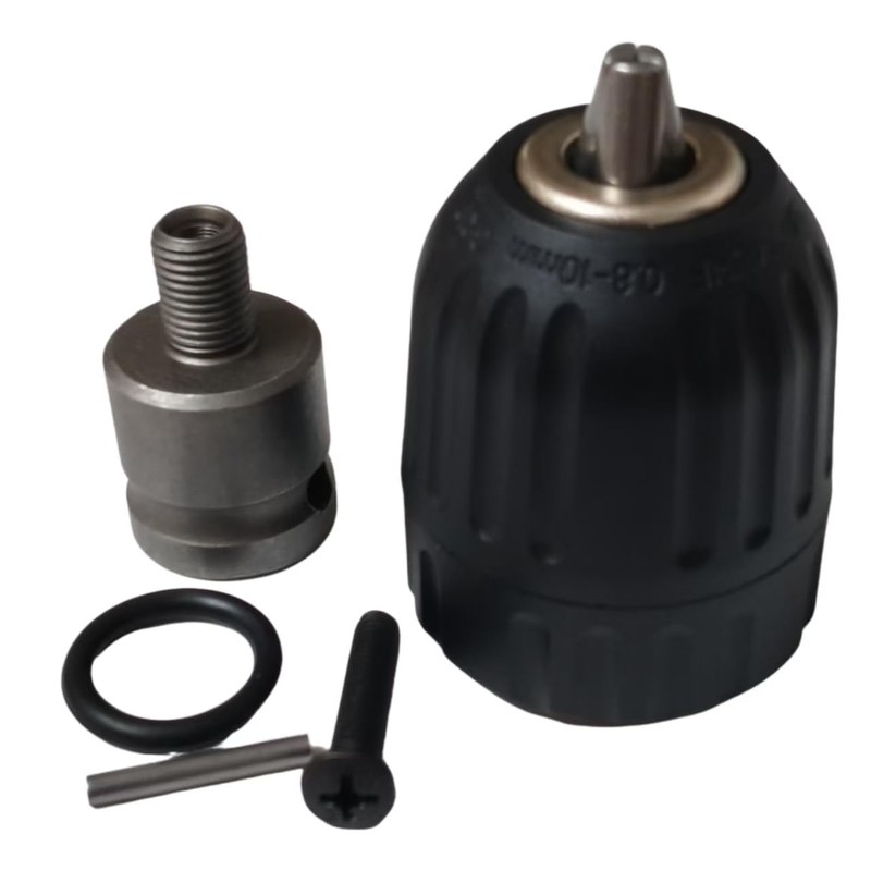 0.8-10mm Keyless Drill Chuck Quick Change Converter Conversion Tool with