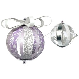 Ursus Amelie 23520099 Paper Balls Design Strips, Material for up to 8 Paper Balls, Diameter Approx. 10 cm, 60 Strips with Accessories, Ideal for Crafting Individual Christmas Baubles