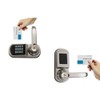 Left Hand Digital Keypad Door Lock Stainless Steel Electronic Keyless