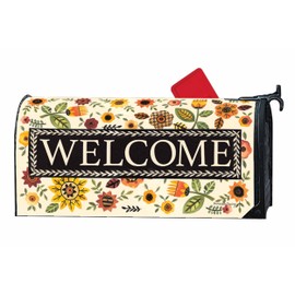 Studio M MailWraps Autumn Breeze, The Original Magnetic Decorative Mailbox Cover, Made in USA, Superior Weather Durability, Standard Size fits 6.5W x 19L Inch Mailbox