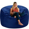HABUTWAY Bean Bag Chair 3Ft Luxurious Velvet Ultra Soft Fur