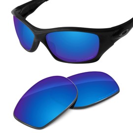 Tintart Performance Replacement Lenses Compatible with Oakley Pit Bull OO9127 Polycarbonate Polarized Etched-Sky Blue