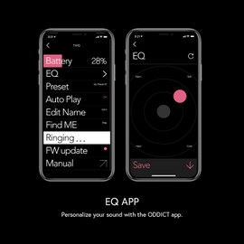 Phiaton ODDICT TWIG True Wireless Earbuds, EQ App, Bluetooth Earbuds with Silicone Tips, Wireless Quick Charging, Touch-Control, Dual 12mm Carbon Drivers, Aluminum Gray