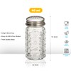 Retro Style Salt and Pepper Shakers with Stainless Tops (2)