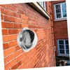 Hohopeti Bathroom Exhaust Fans Vent Cover Round Soffit Vent Extractor