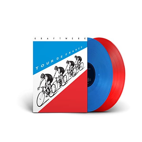 Tour de France (Transparent Blue/ Red Vinyl) [VINYL] by Kraftwerk [Vinyl]