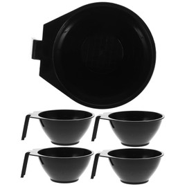 WOONEKY Hair Styling Tools Set Hair Dye Bowl Mixing Tint Bowl Essential for Salon Pp Material Portable Design Random Color