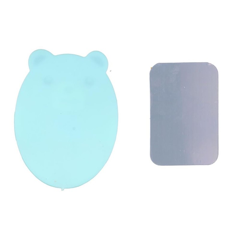 8Pcs Cartoon Punch Free Plug Hook,Cute Bear Shape Self-Adhesive Wall