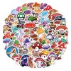 100Pcs Cute Mushroom Stickers Mushroom Decor, Waterproof Vinyl Stickers Decals