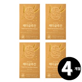 Living Factory H Partner Anguk Health Beta Glucan 60 tablets, 4 / 안국건강 베타글루칸 60정, 4개