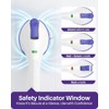 KEKOY Suction Grab Rails for Bathroom, Safety Indicator, 17.5 Inches
