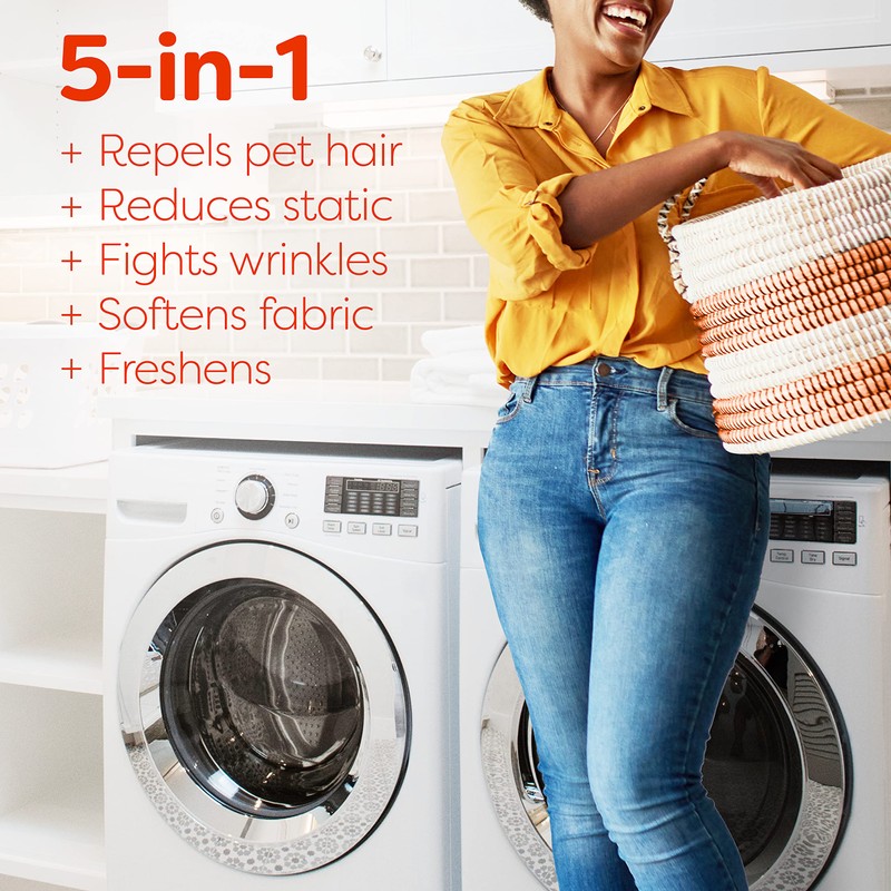Bounce Pet Hair and Lint Guard Mega Dryer Sheets with