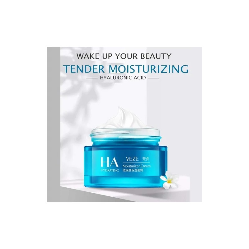 Veze Crema Facial Antiarrugas con Ácido Hialurónico, Piel Mixta