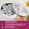 KSJONE Large 22cm Premium Spice Tin Masala or Dry Fruit