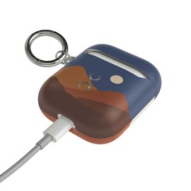 Casely AirPods 1 & 2 Case | Opposites Attract | Day & Night Colorblock Mountains