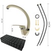 MOKEKA Kitchen Sink Mixer Tap High Tube Single Lever Mixer