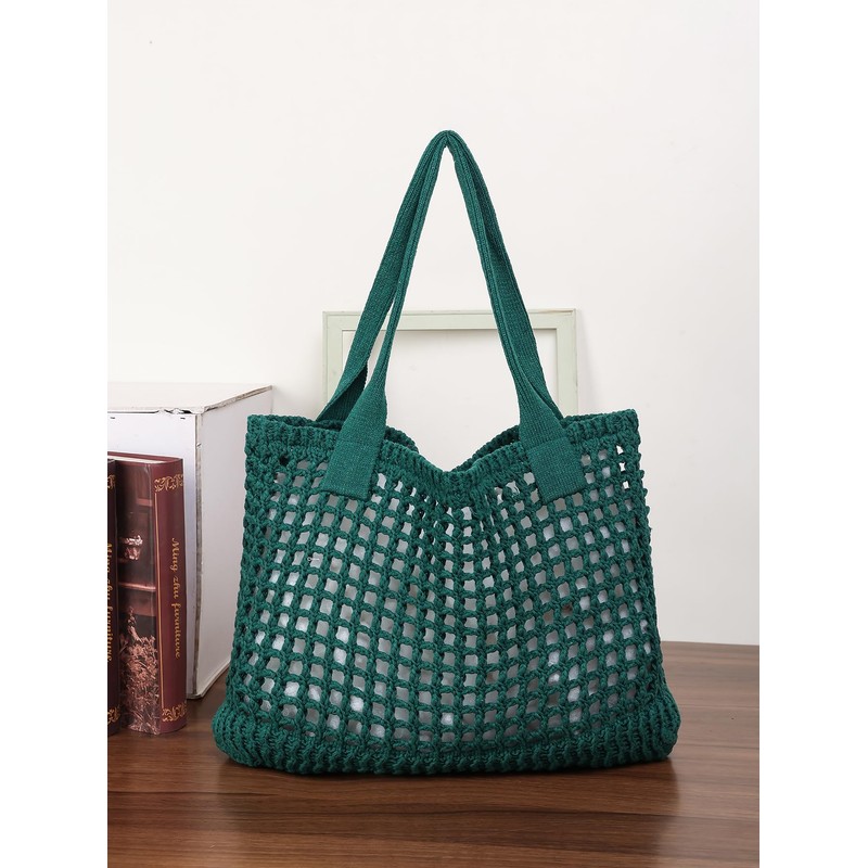 ENBEI - Bolsa de playa para mujer, diseño hueco de