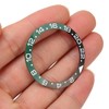 38mm Diameter GMT Watch Bezel Insert Ring Black Green Base