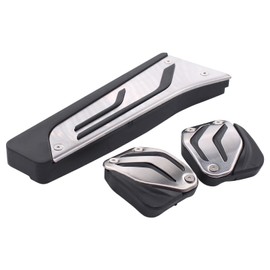 Pedal Caps Pedal Cover Pedal Set Foot Pedal Brake Pedal Accelerator Clutch Pedal Cover Pedal Pad Footrest for 1 Series F20 F21 2 Series F22 F23 F87 3 Series F30 F31 F34 F80 4 Series F32 F82