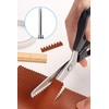 LIANHATA Pinking Scissors, Jagged Scissors, Stainless Steel, Mountain Shaped Pinking