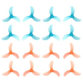 Gemfan 40mm 1608 3-Blade PC Propeller 1mm 1.5mm for RC FPV Freestyle Tinywhoop Drones DIY Parts (1.5mm)