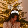 2 Pieces Snowflake Fur Headbands, Creative Kids Headbands, Cute Headbands,