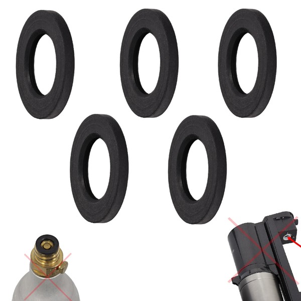 5x Seal Replacement for C02 Cylinder Bottle Compatible with Brita