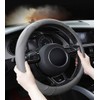 SFONIA Car Steering Wheel Cover Steering Wheel Protector Microfiber Leather