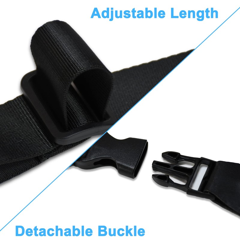 rantice Adjustable removable shoulder straps for Tablet Case (Black)