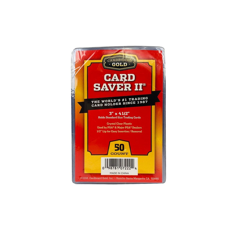 Card Saver 2 - Semi-Rigid 3x4 Card Holder for Trading