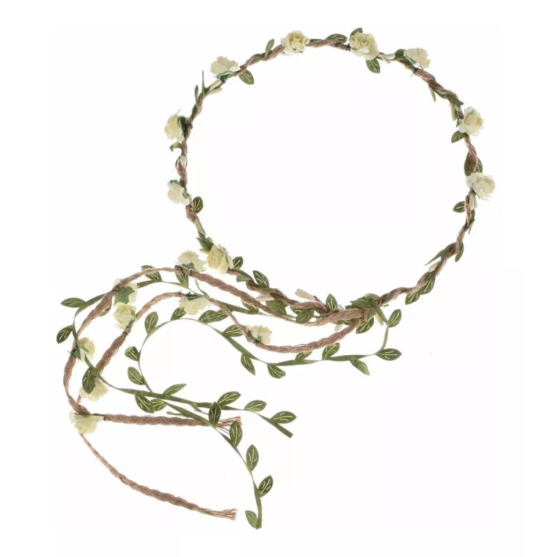 DDazzling Diadema Ddazzling, Corona Floral, Con Diseño De Flores, Para