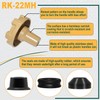 Bedalio RK-22MH Outside Faucet Repair Kit Metal Handle Compatible with