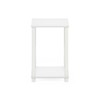 Furinno Turn-N-Tube Haydn End Table, White/White