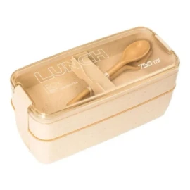 Molin Dollins Lonchera Vianda Contenedor Comida Lunch Box Cubiertos