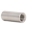 10 Pcs Round Coupling Nut M10x1.5 L35mm Stainless Steel Round