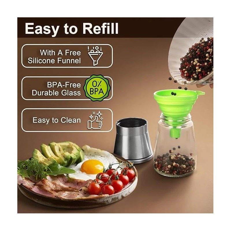 Manual Salt or Pepper Grinder for Professional Chef