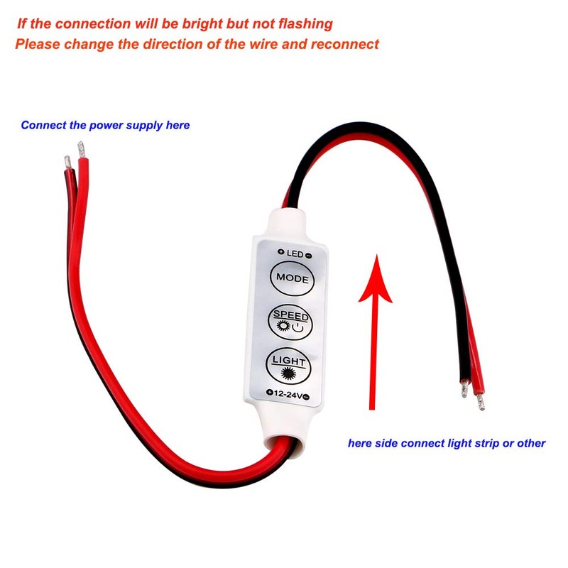 YM E-Bright LED Flash Strobe Controller for LED Strip Light