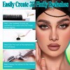 GEMERRY Three-Layer Volume Eyelashes, 0.05 Thickness D Curl, 9-13 mm,