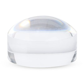 Dome Magnifier Paperweight, Magnifying Glass Dome 8x Optical Magnifying Glass, Portable Acrylic Paper Reading Magnifier, Hands-Free Design, Paperweight Dome for Reading Books, 2.0 x 1.3 Inches