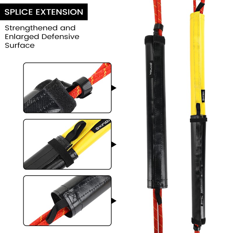 WILDKEN Rope Protector Rock Climbing Arborist Rope Protector Sleeve Rappelling