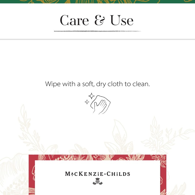 MACKENZIE-CHILDS Patience Brewster Nativity Figurine, Christmas Nativity Decor, Shelter