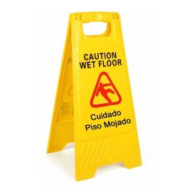 IPERJIU Letrero Señalamiento Piso Mojado Precaución