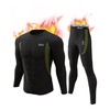 CL convallaria Thermal Underwear for Men with Fly, Long Johns