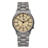 BERNY Men's Titanium Watch Japanese Sweep Second Quartz Movement Titanium