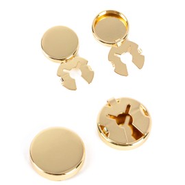 Button covers for men's shirts button cuffs button cover cufflinks for men - imitation cuff chain for tuxedo, business or formal shirts Buttons on cuffs Shirt button, 0.68 inches 1.75 cm 0.6 inches